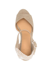Castañer Espadrilles — Golden Flat Shoes, New In