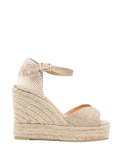 Castañer Espadrilles — Golden Flat Shoes, New In