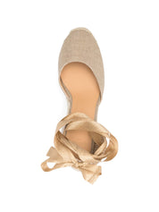 Castañer Espadrilles — Golden Flat Shoes for Women