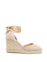 Castañer Espadrilles — Golden Flat Shoes for Women