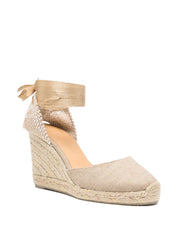 Castañer Espadrilles — Golden Flat Shoes for Women