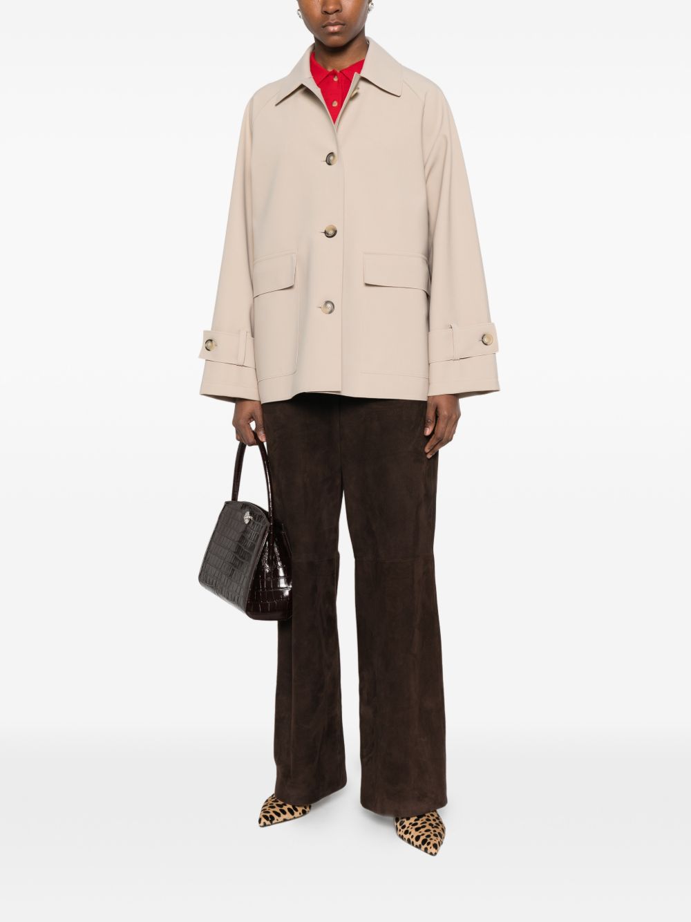 Harris Wharf London Coats Beige