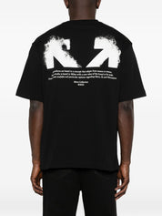 Off White T-Shirts & Polos — Black Topwear Collection