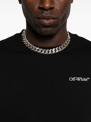 Off White T-Shirts & Polos — Black Topwear Collection
