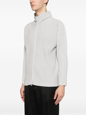 HOMME PLISSE' ISSEY MIYAKE Shirts — Light Grey Plissee
