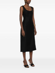 JACQUEMUS Black Dresses — La Robe Tablier Long Dress