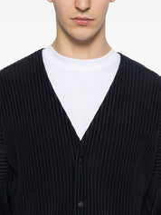 HOMME PLISSE' ISSEY MIYAKE Blue Sweater Cardigan