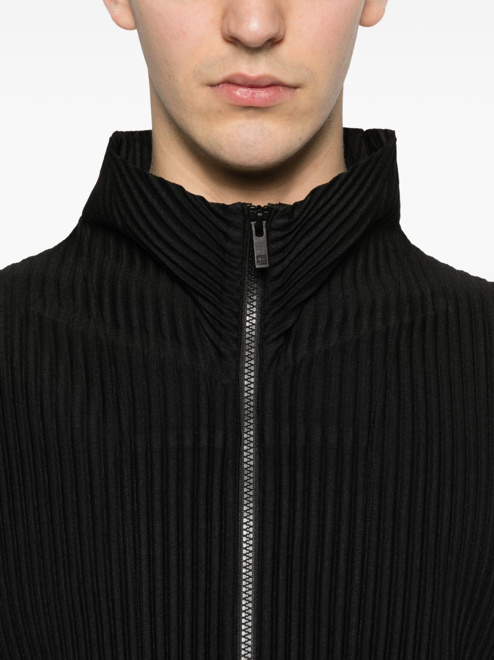 HOMME PLISSE' ISSEY MIYAKE Shirts — Black Plissé