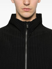 HOMME PLISSE' ISSEY MIYAKE Shirts — Black Plissé