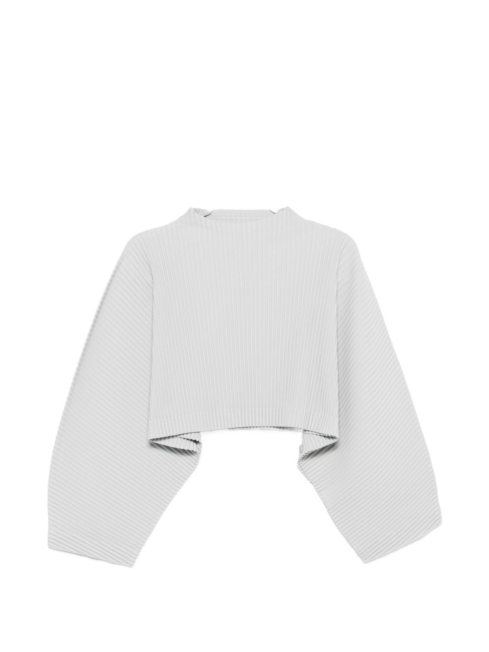 HOMME PLISSE' ISSEY MIYAKE Top — Light Grey Pleated