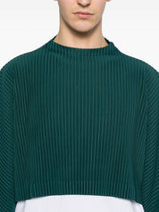 HOMME PLISSE' ISSEY MIYAKE Blue Pleated Top