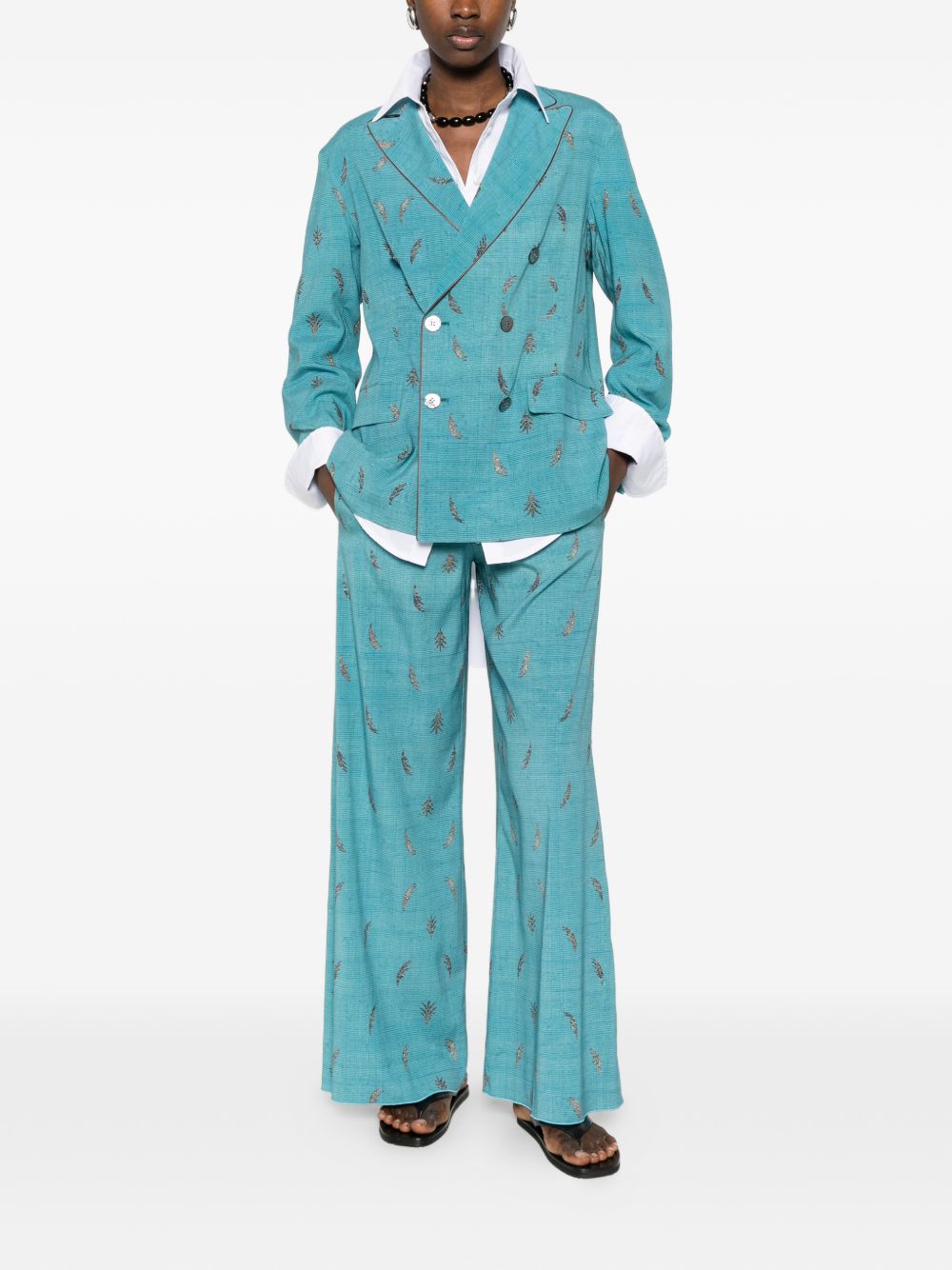 Pierre Louis Mascia Jackets Clear Blue