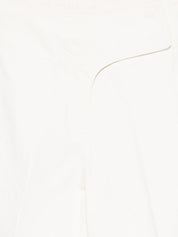 Ami Paris Beige Shorts — High‑Waisted Cotton Bermudas