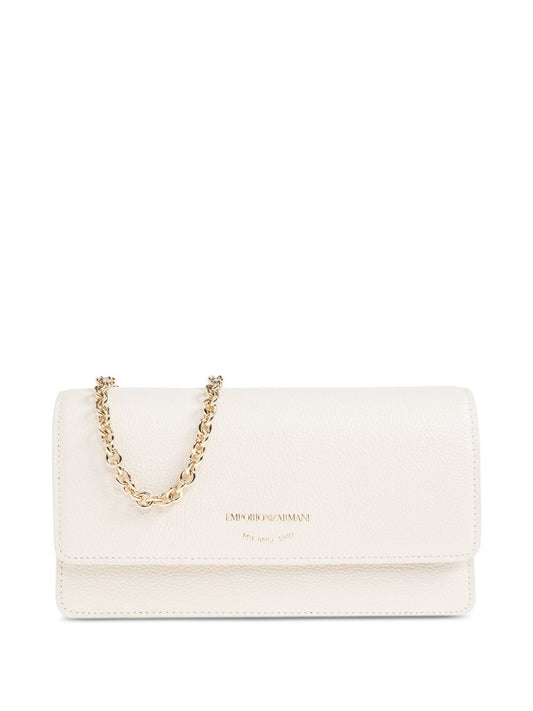Emporio Armani White Clutch — Leather WOC, €295