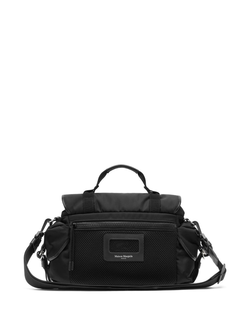 Maison Margiela Black Handbag — Small Top-Handle Messenger