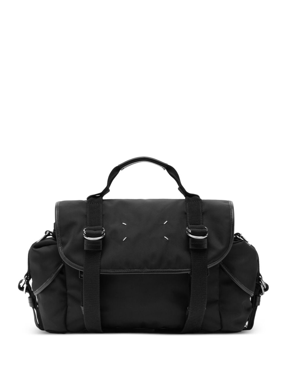 Maison Margiela Black Handbag — Small Top-Handle Messenger