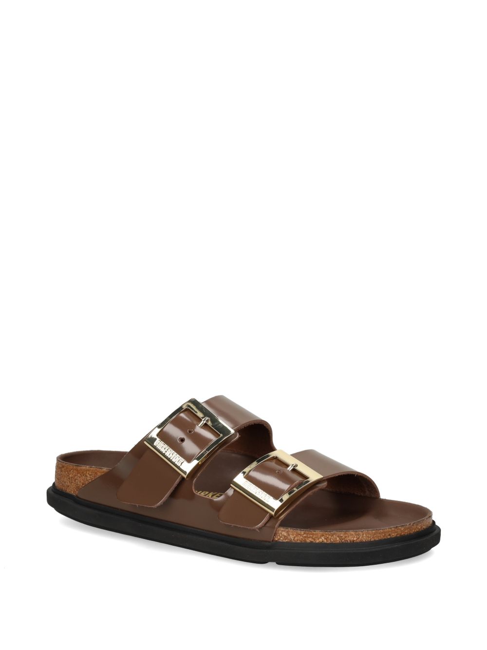 Birkenstock Arizona Sandals — Brown Cork Platform (Women)
