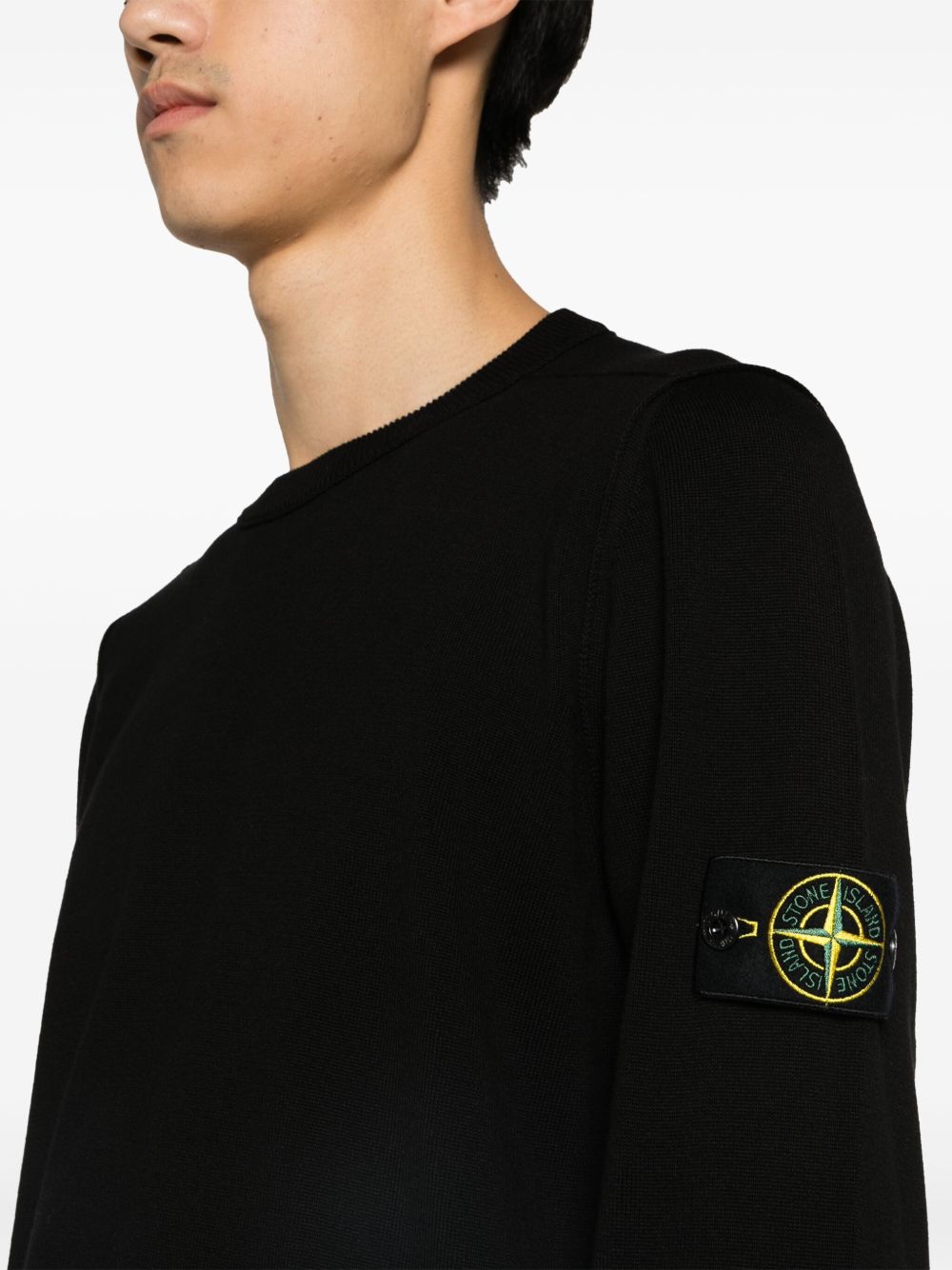 Stone Island Black Sweaters — New Men’s Topwear
