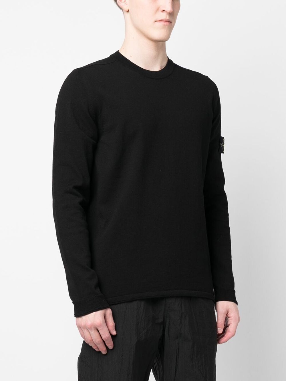 Stone Island Sweaters Black