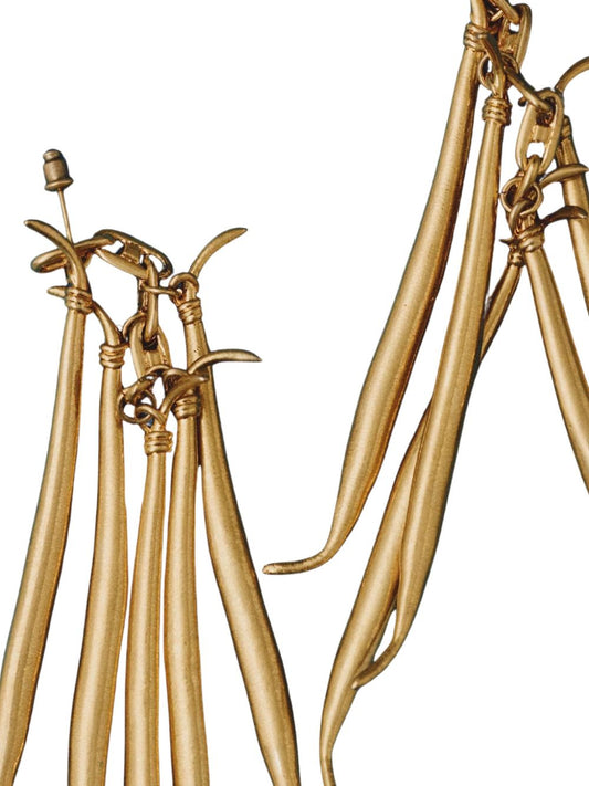 JACQUEMUS Bijoux Golden Earrings — Jewellery Edit