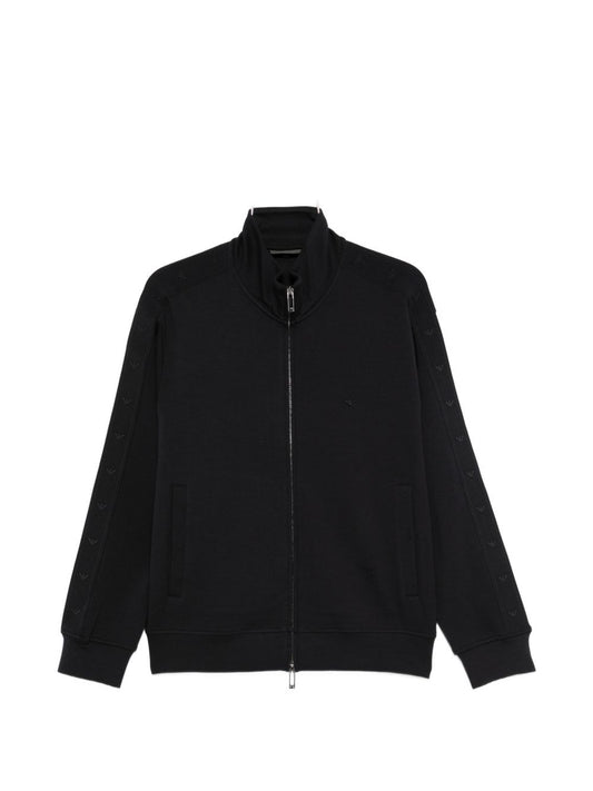 Emporio Armani Blue Sweaters — Men's Topwear