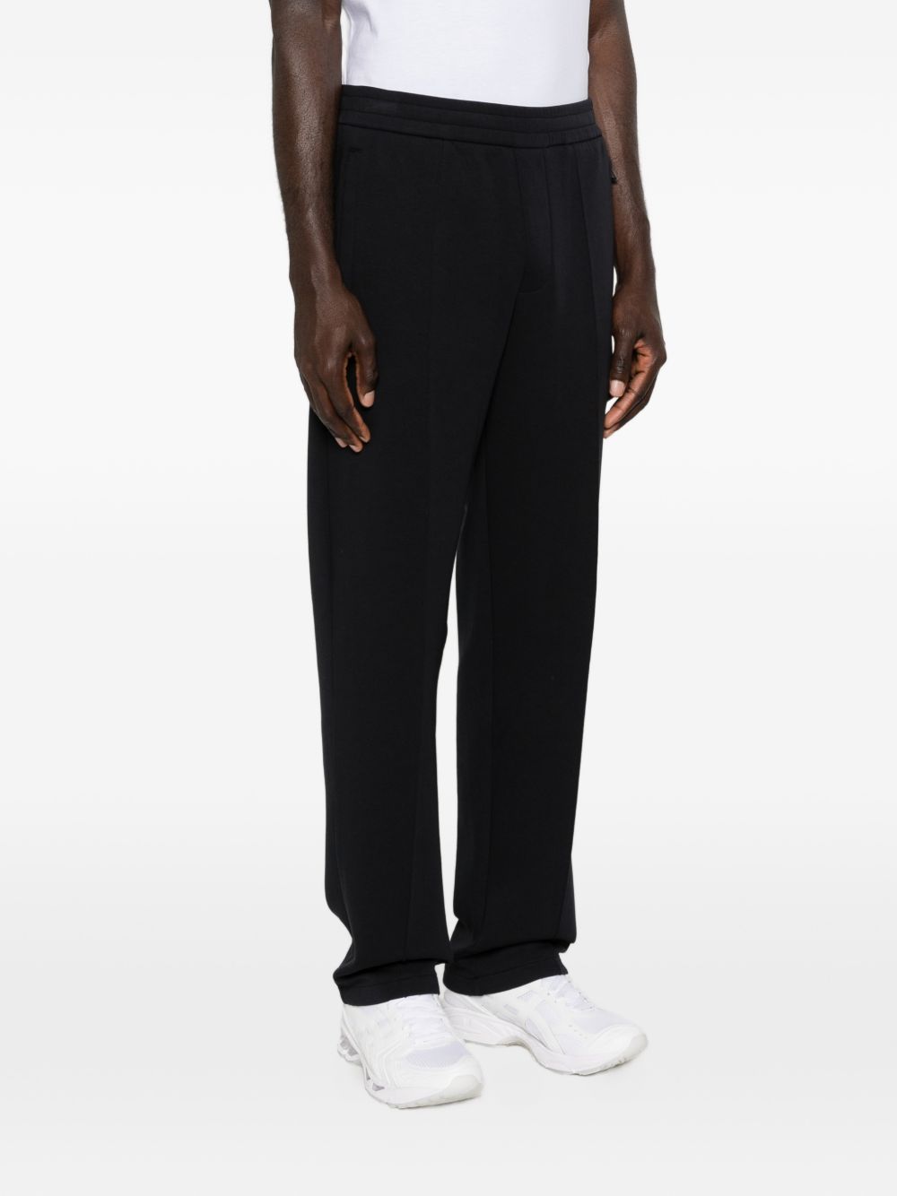 Emporio Armani Blue Trousers — Men's Cotton Sweatpants