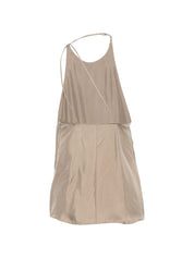 Alysi Dove Grey Silk Top — Sleeveless Twill 55€