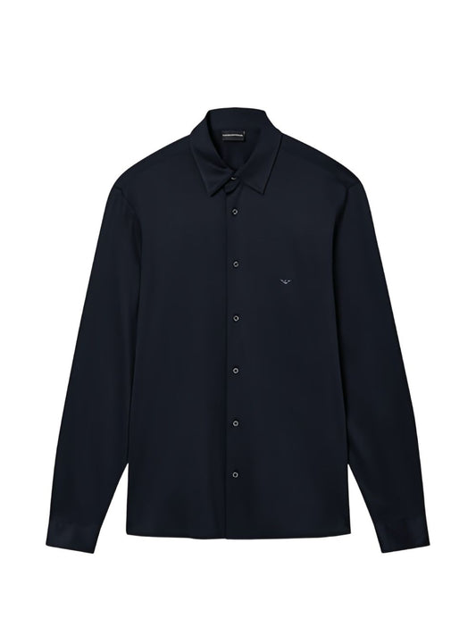 Emporio Armani Blue Shirts — Classic Lyocell Style