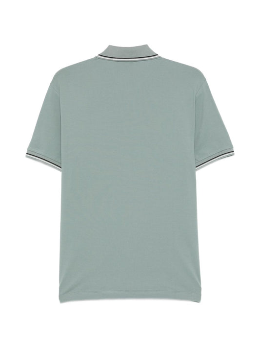 Emporio Armani Clear Blue T-Shirts & Polos — Topwear