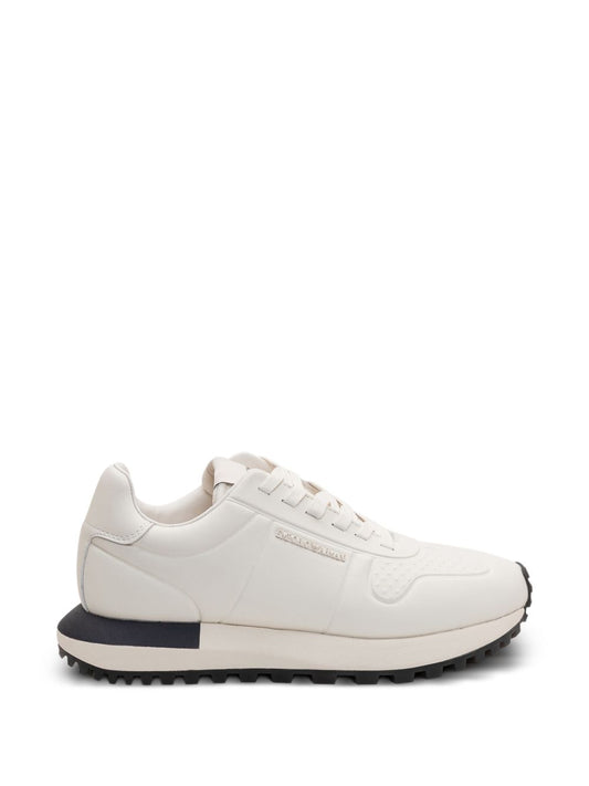 Emporio Armani Sneakers White — Men's Leather Trainers