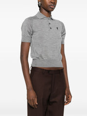 Ami Paris Grey T-Shirts & Polos — New In Spring 2026
