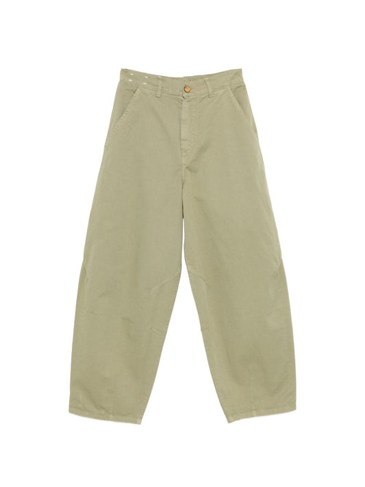 Alysi Green Jeans — Wide Leg Denim for Women