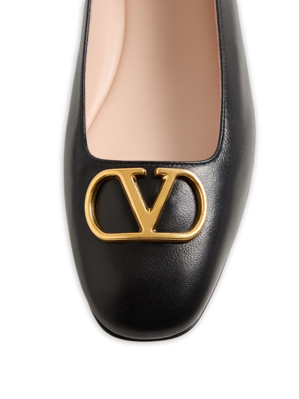 Valentino Garavani Flat Shoes — VLogo Leather Ballets