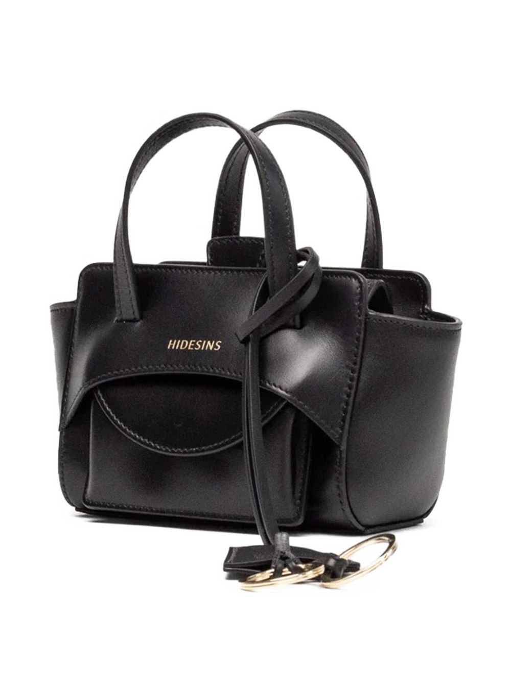 HIDESINS Black Shopper Bag — New XS Leather Tote