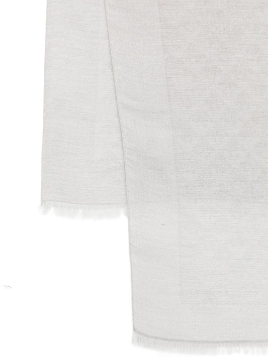 Emporio Armani Scarfs Light Grey - Luxury Stole