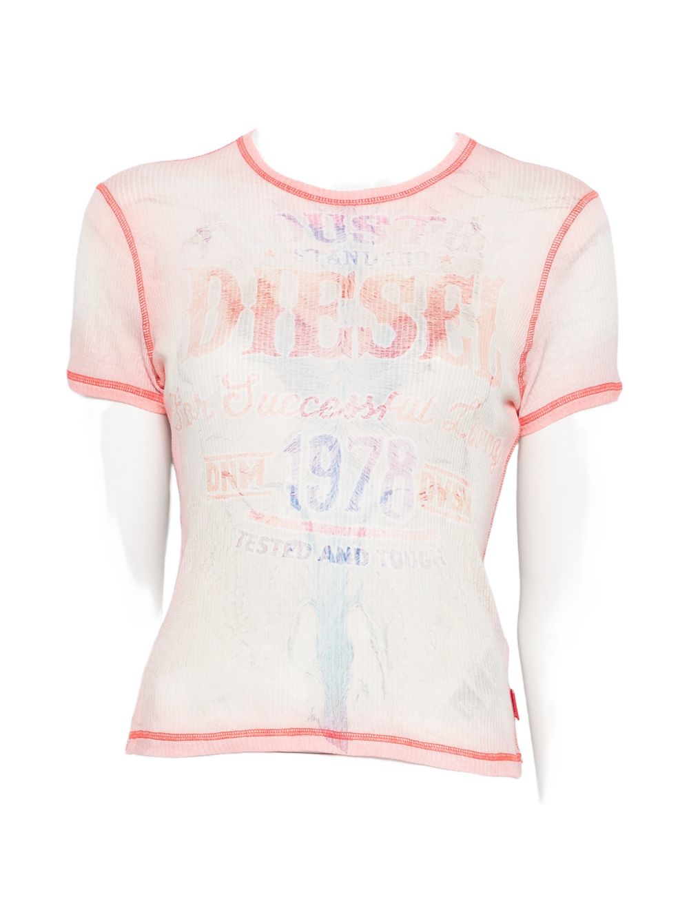 Diesel T-shirts and Polos Red