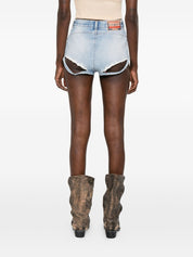 Diesel Clear Blue Shorts — Women's Denim Short Trousers