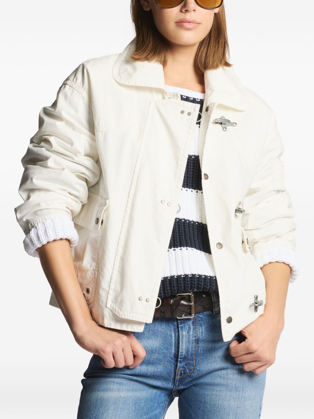 Fay White Coats & Jackets — Women's Ganci Bomber