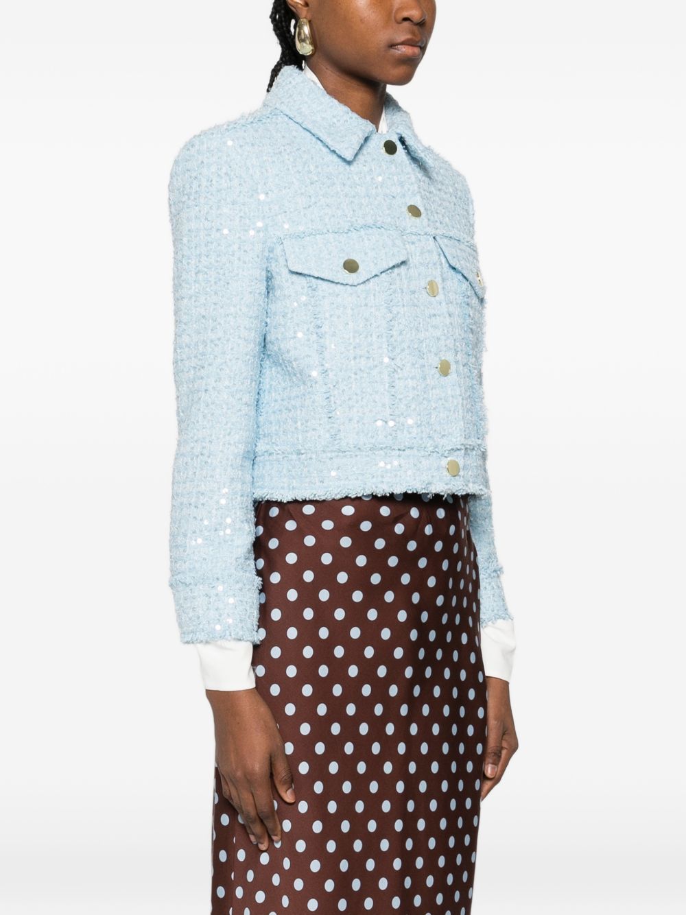 Alice + Olivia Coats Clear Blue