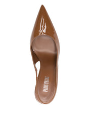 Paris Texas Medium Heel Brown — Lidia Slingback