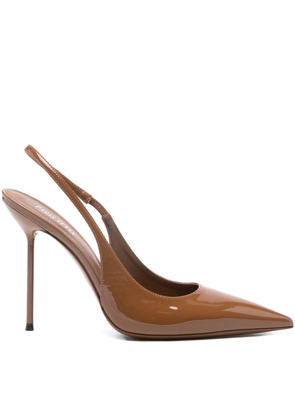 Paris Texas Medium Heel Brown — Lidia Slingback