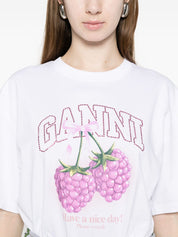 GANNI T-shirts and Polos White