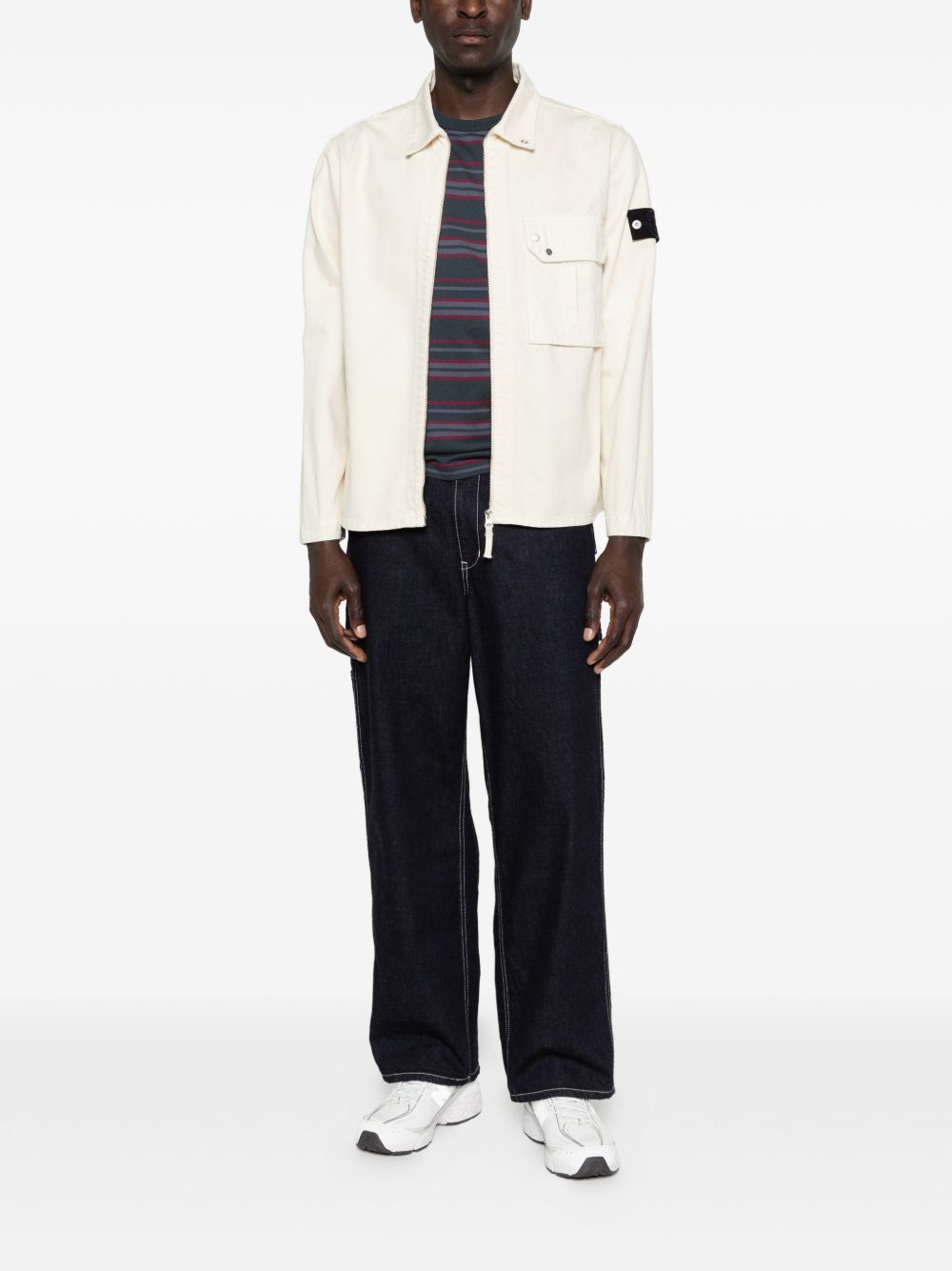 Stone Island Coats Ivory