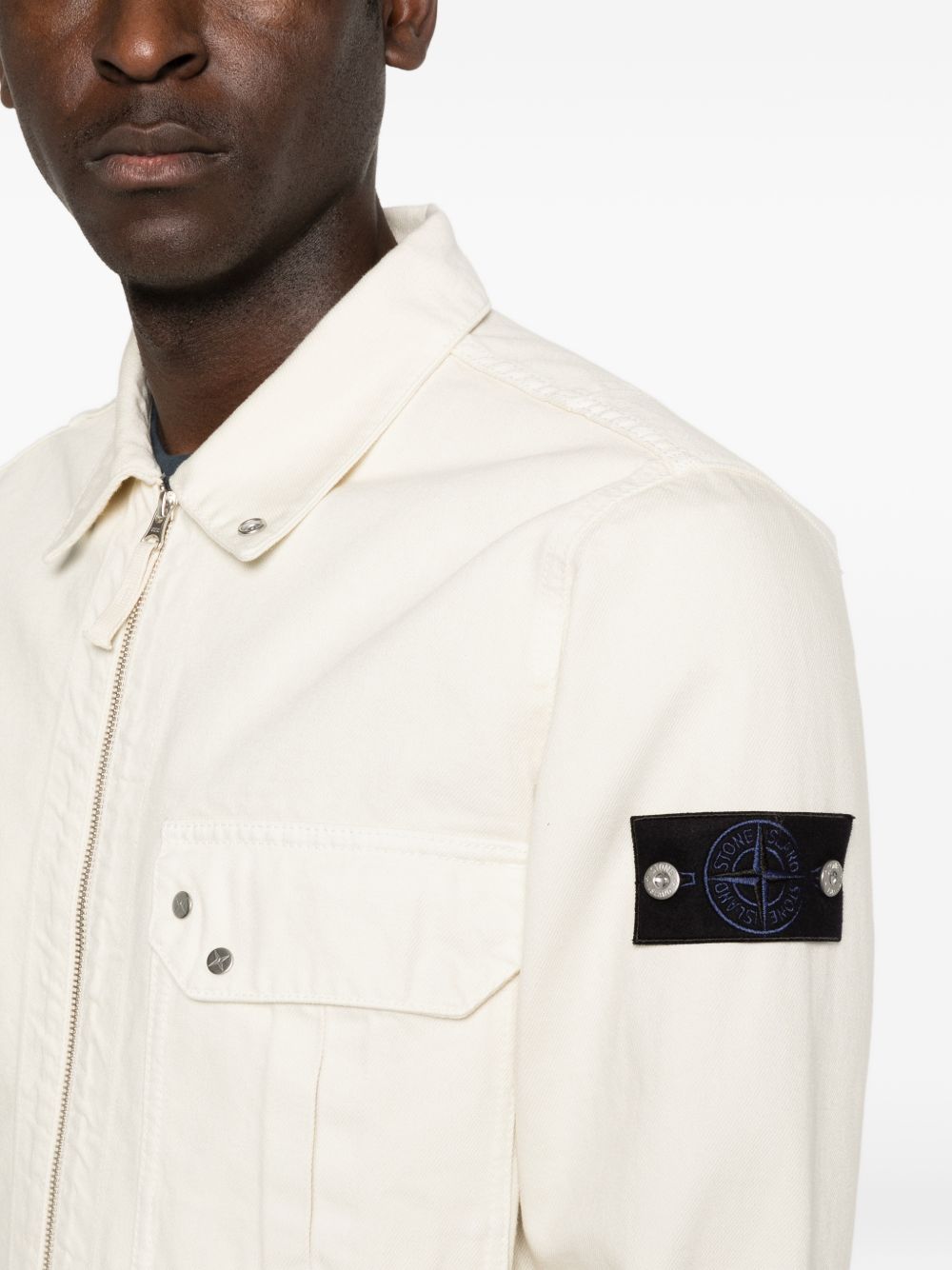 Stone Island Coats Ivory