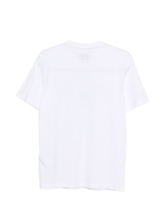 Emporio Armani White T-shirts & Polos — Topwear