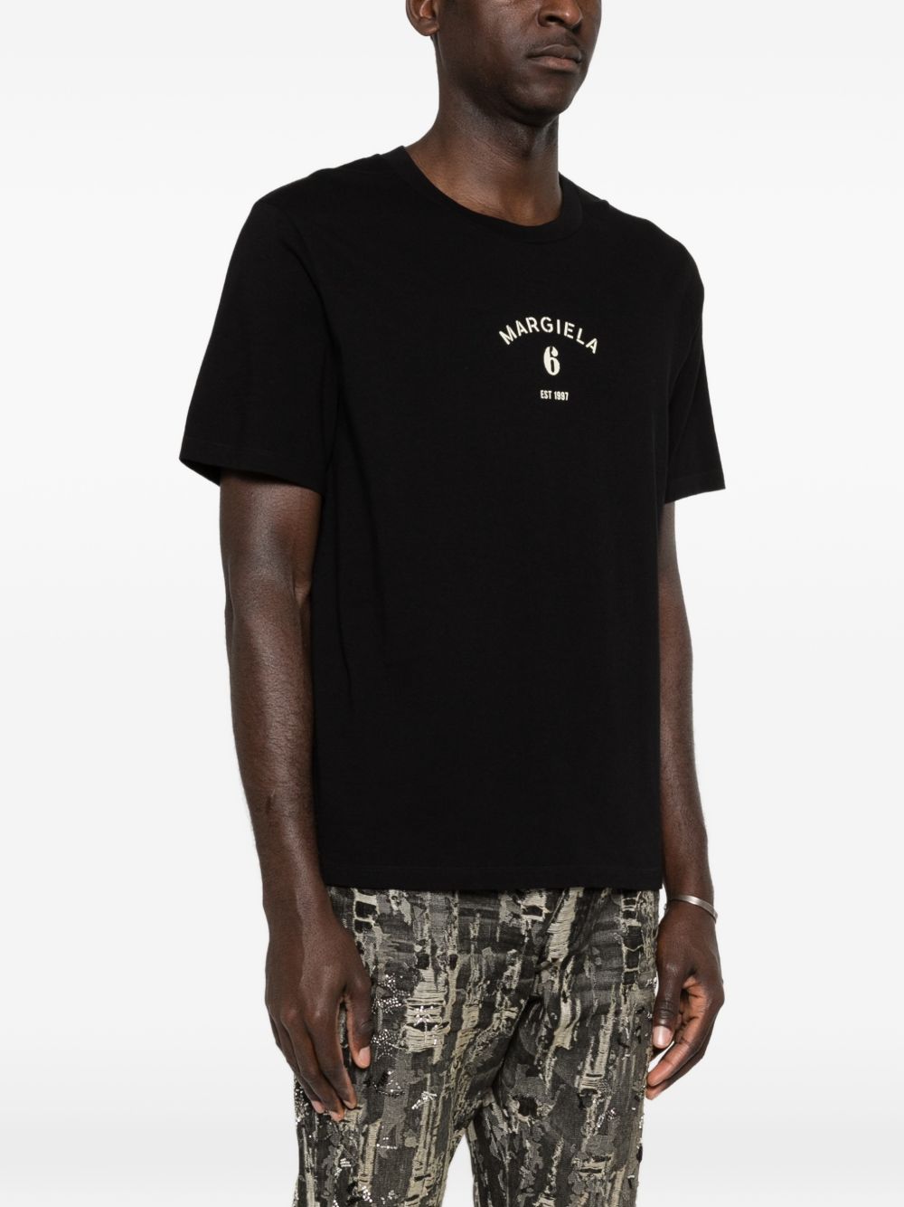 MM6 Maison Margiela T-shirts and Polos Black
