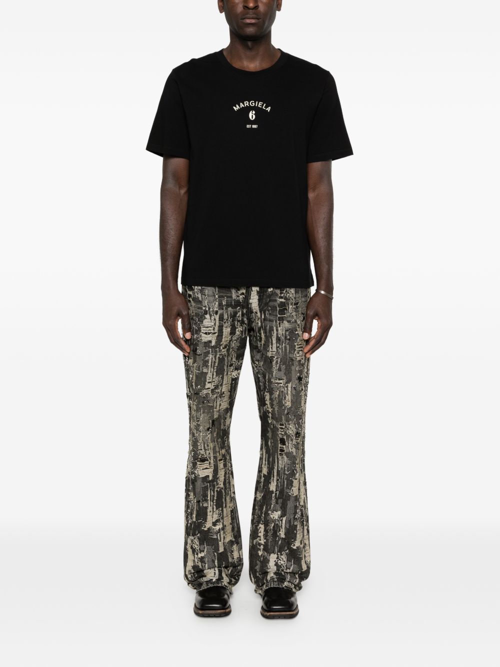 MM6 Maison Margiela T-shirts and Polos Black