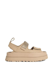 Ugg Sandals — GoldenGlow Embossed Slingbacks for Women