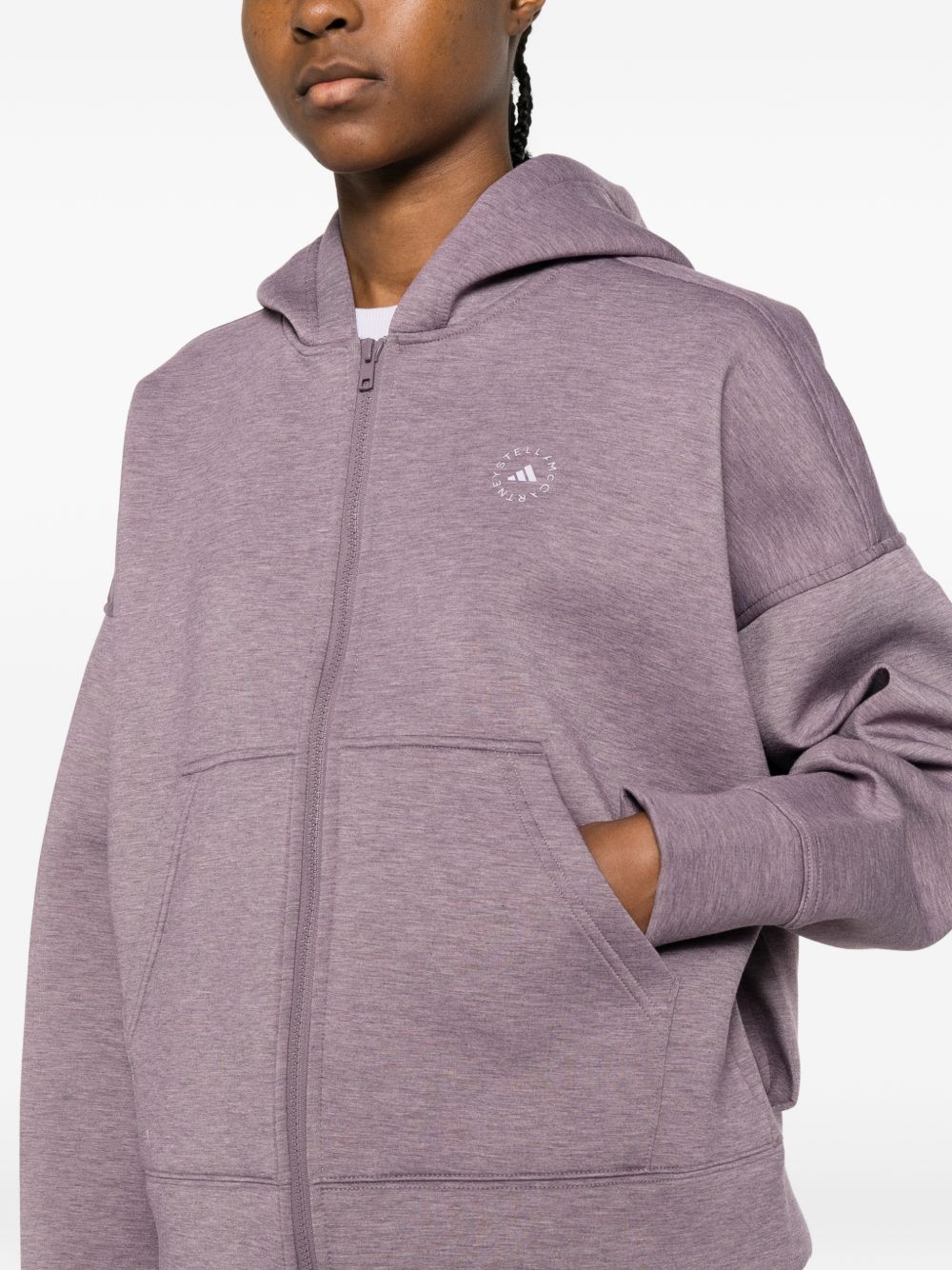 Adidas By Stella McCartney Sweaters - Lilac Hooded Top