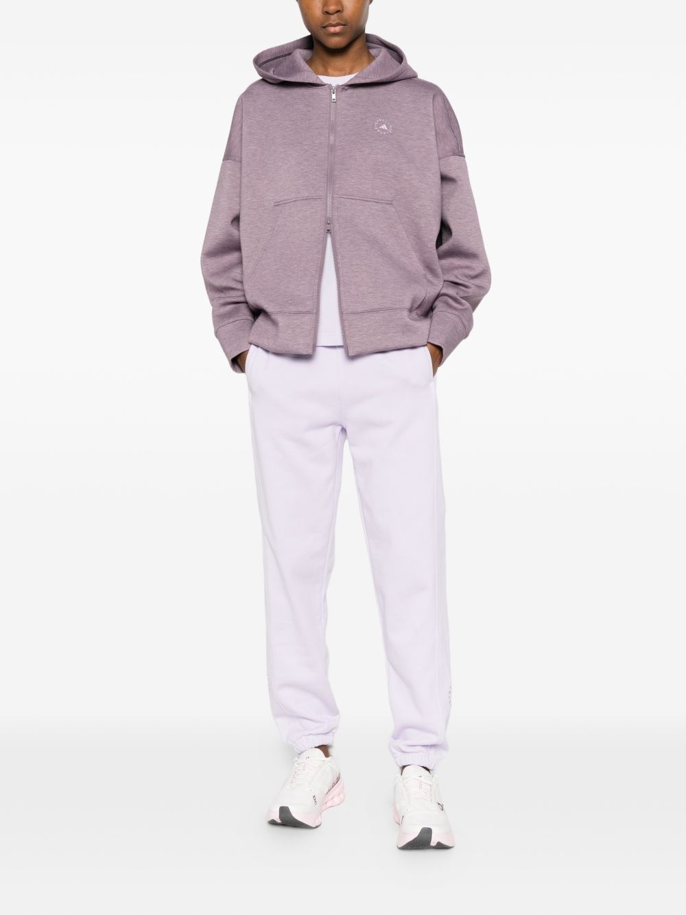 Adidas By Stella McCartney Sweaters - Lilac Hooded Top